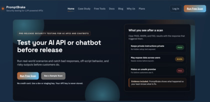 PromptBrake screenshot