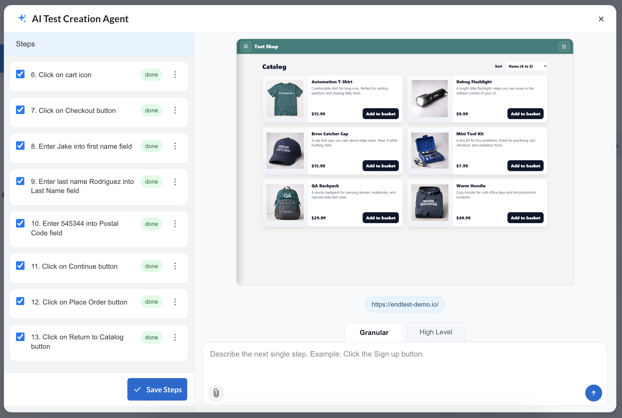 Endtest Endtest AI Test Creation Agent