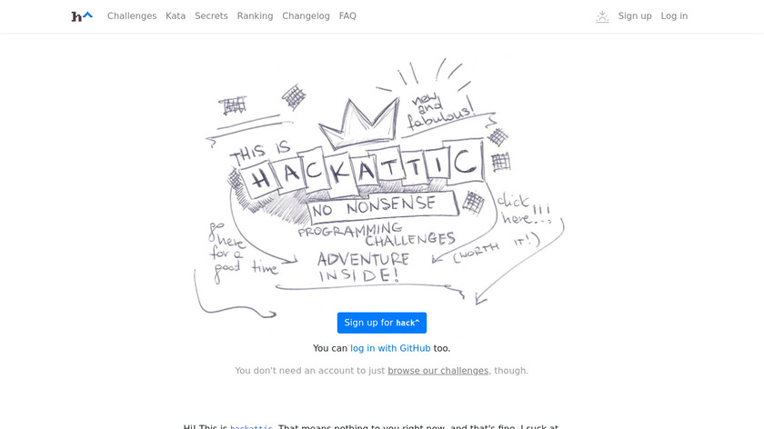 hackattic Landing Page