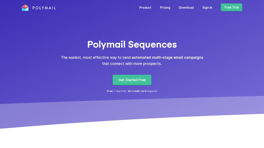 Polymail Sequences Landing Page