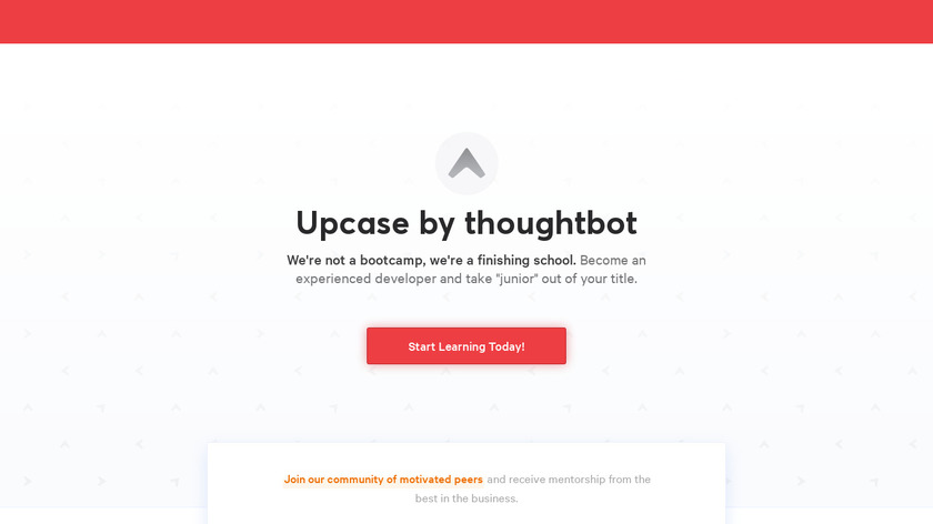 Upcase by thoughtbot Landing Page