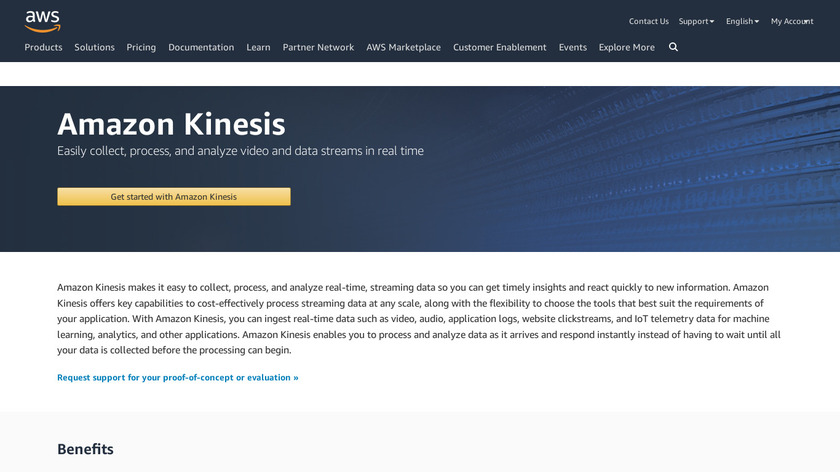 Amazon Kinesis Landing Page