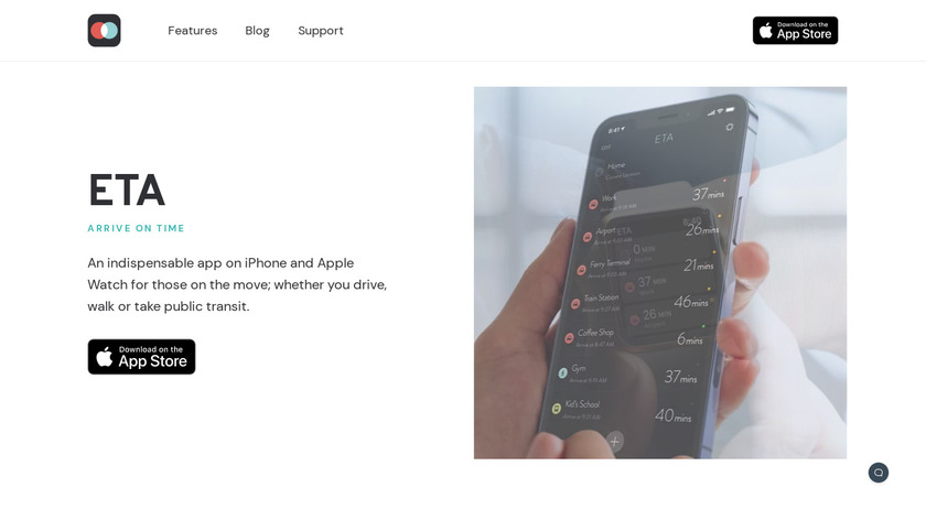 ETA Landing Page