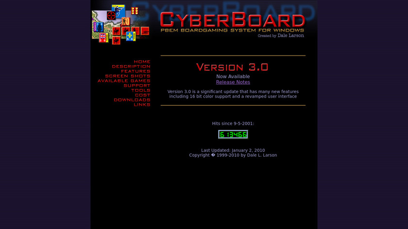 Cyberboard Landing Page