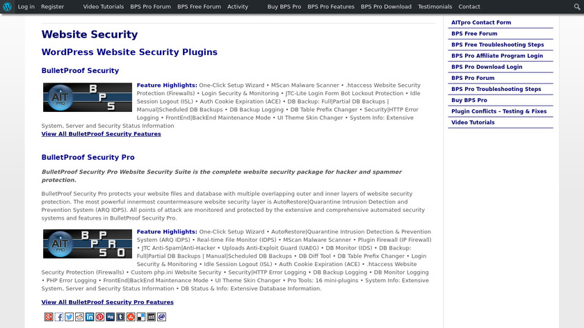 ait-pro.com BulletProof Security Landing Page