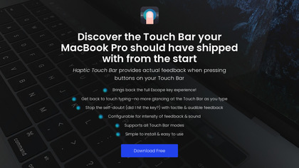 Haptic Touch Bar image