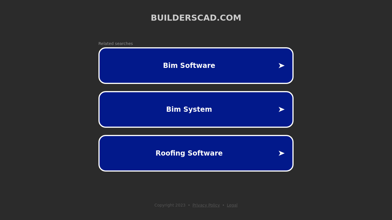 BuildersCAD Landing page