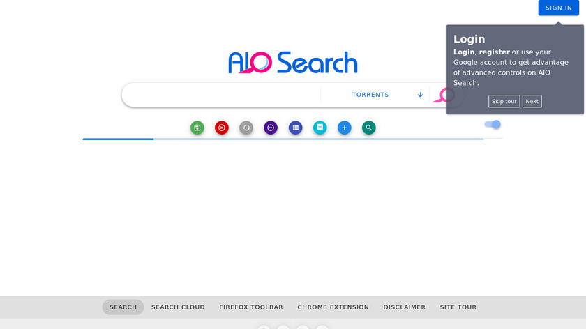 AIO Search Landing Page