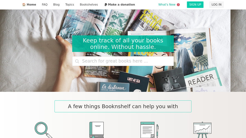 Booknshelf Landing Page
