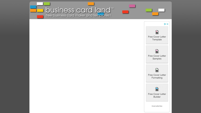 BusinessCardLand Landing Page