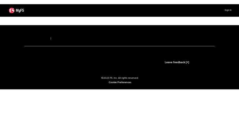 F5 Networks BIG-IP Edge Portal Landing Page