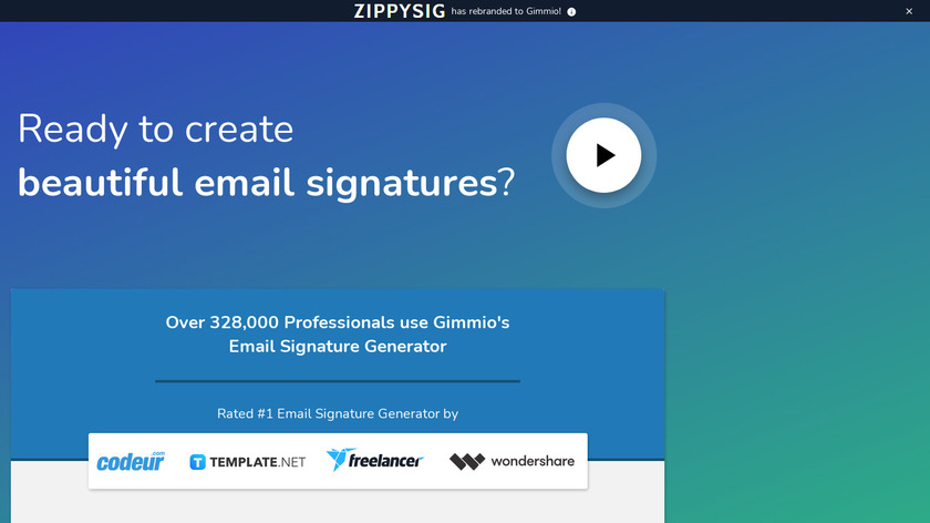 ZippySig Landing Page