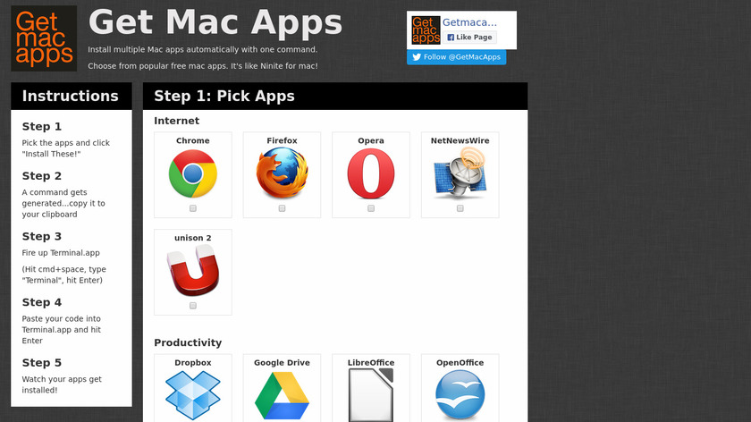 Get Mac Apps Landing Page