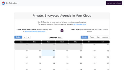 OI Calendar image
