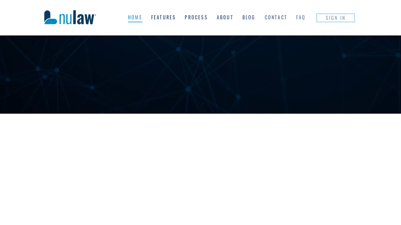 NuLaw Landing page