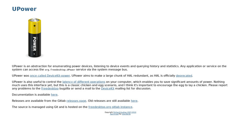 upower Landing Page