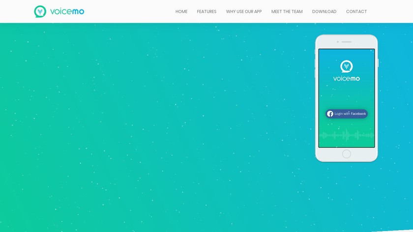 VoiceMo Landing Page