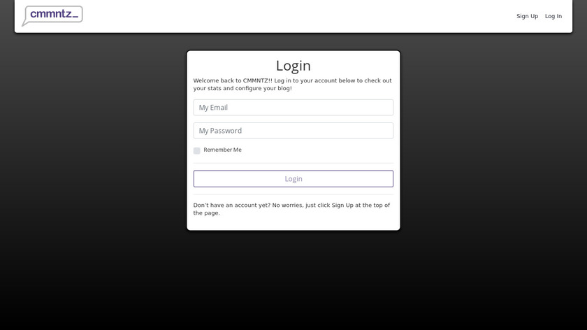 CMMNTZ Landing Page