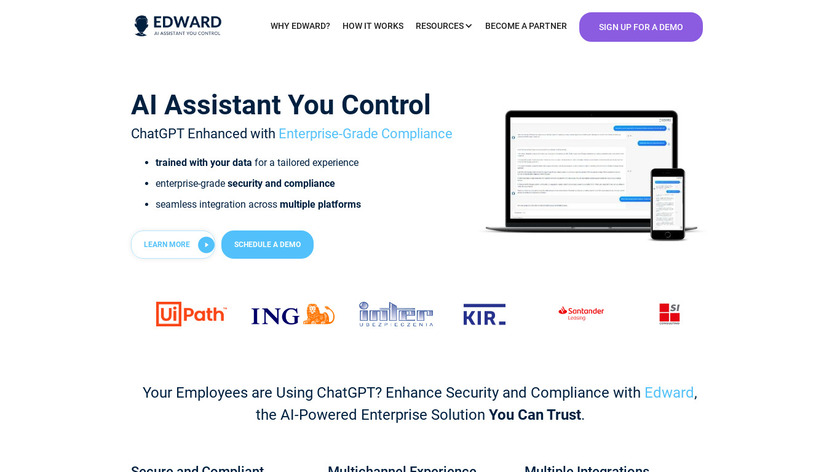 Edward.ai Landing Page