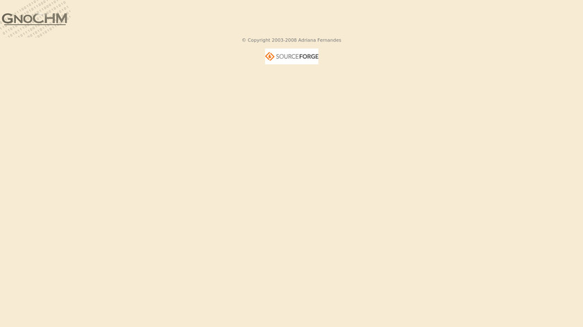 GnoCHM Landing Page