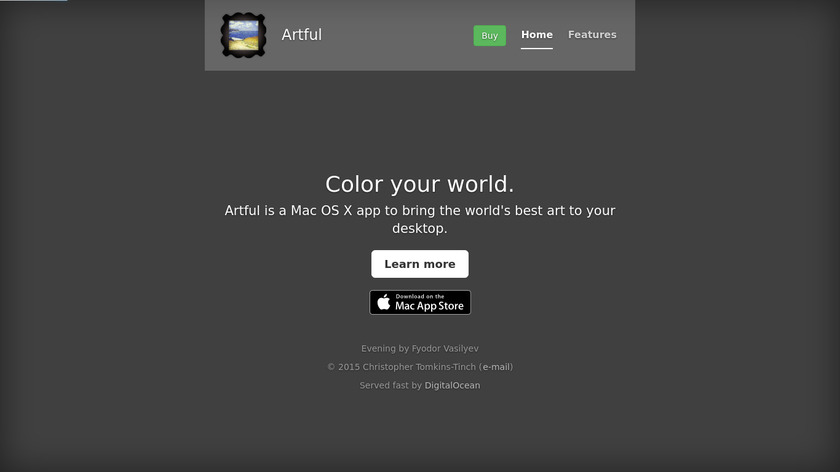 Artfulmac.com Landing Page