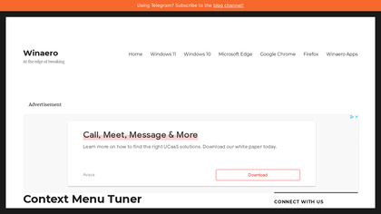 Winaero Context Menu Tuner image