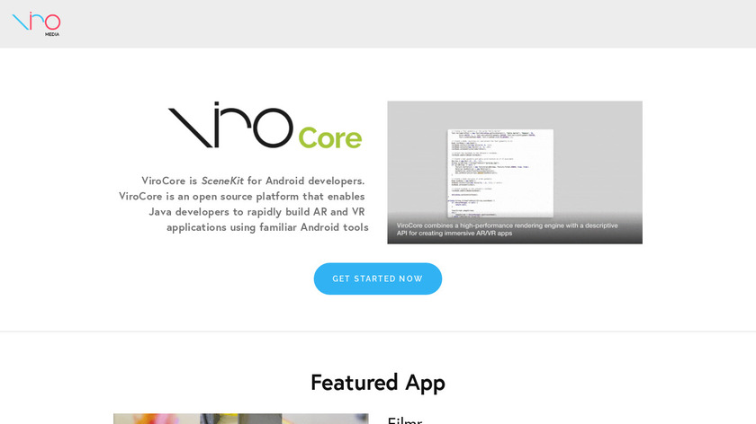 viromedia.com ViroCore Landing Page