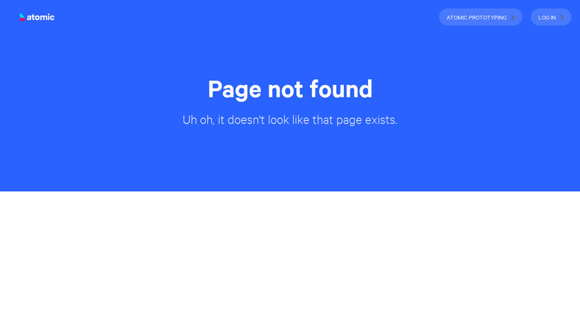 Atomic.io Landing Page