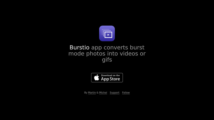 Burstio Landing Page