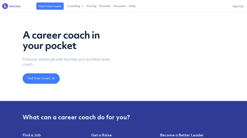 HireClub Coaching Landing Page