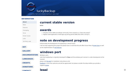luckyBackup image