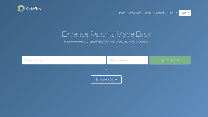 Keepek Landing Page