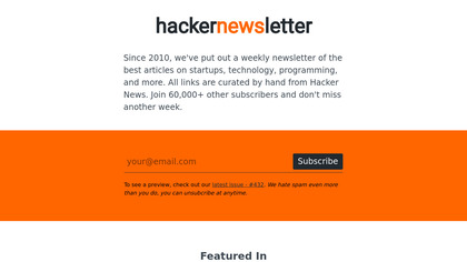 Hacker Newsletter image