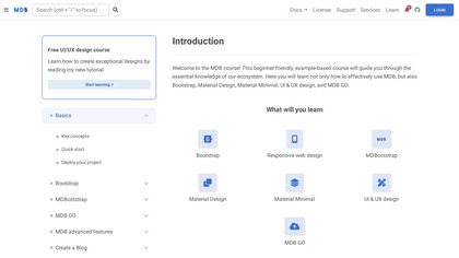 MDB for Angular image