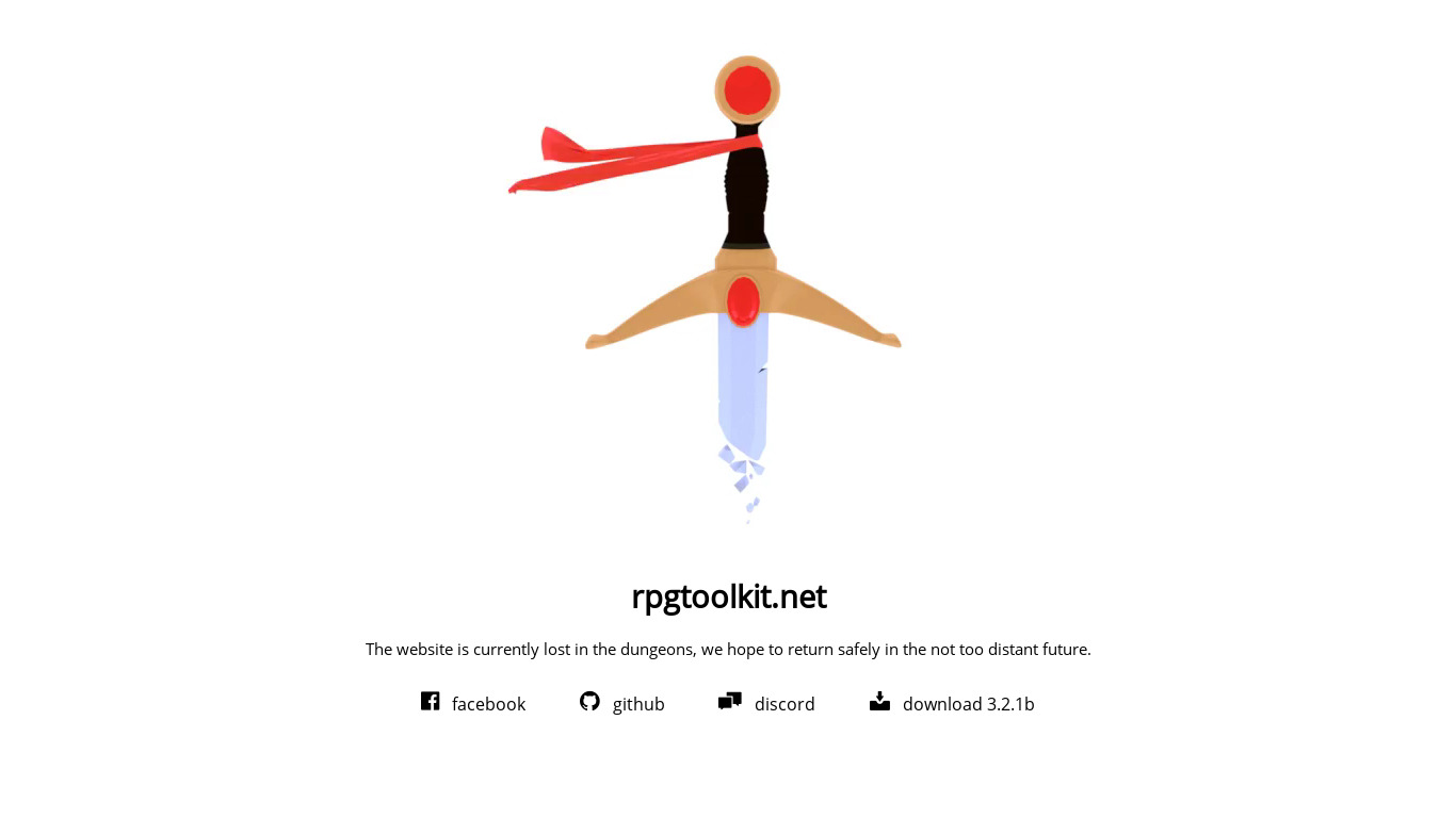 RPG Toolkit Landing page