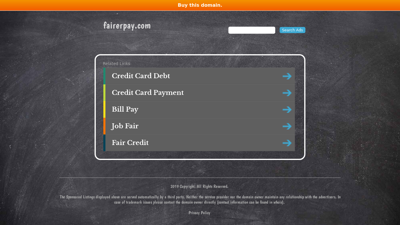 Fairer Pay Landing page