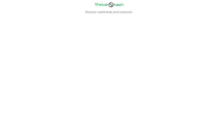 ThriveStash Landing Page