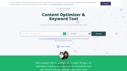 Keyword Tool & Content Assistant image