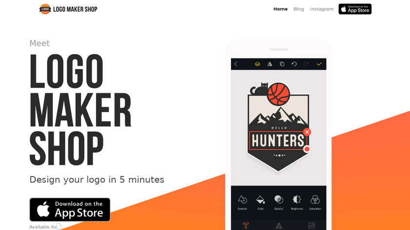 Logo Maker Shop Landing Page