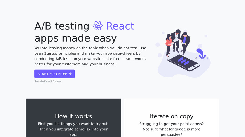 Lean Analytics Landing Page