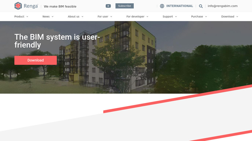 Renga Architecture Landing Page