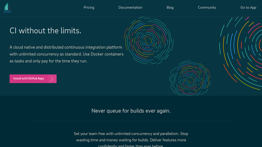 Sail CI Landing Page