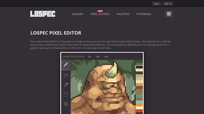 Lospec Pixel Editor image