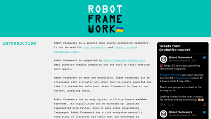 Robot framework image
