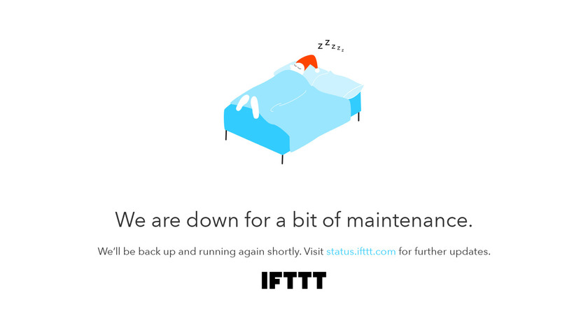 Product Hunt on IFTTT Landing Page