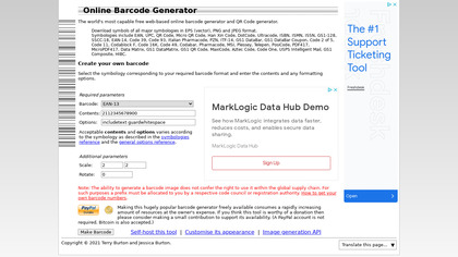 Online Barcode Generator image