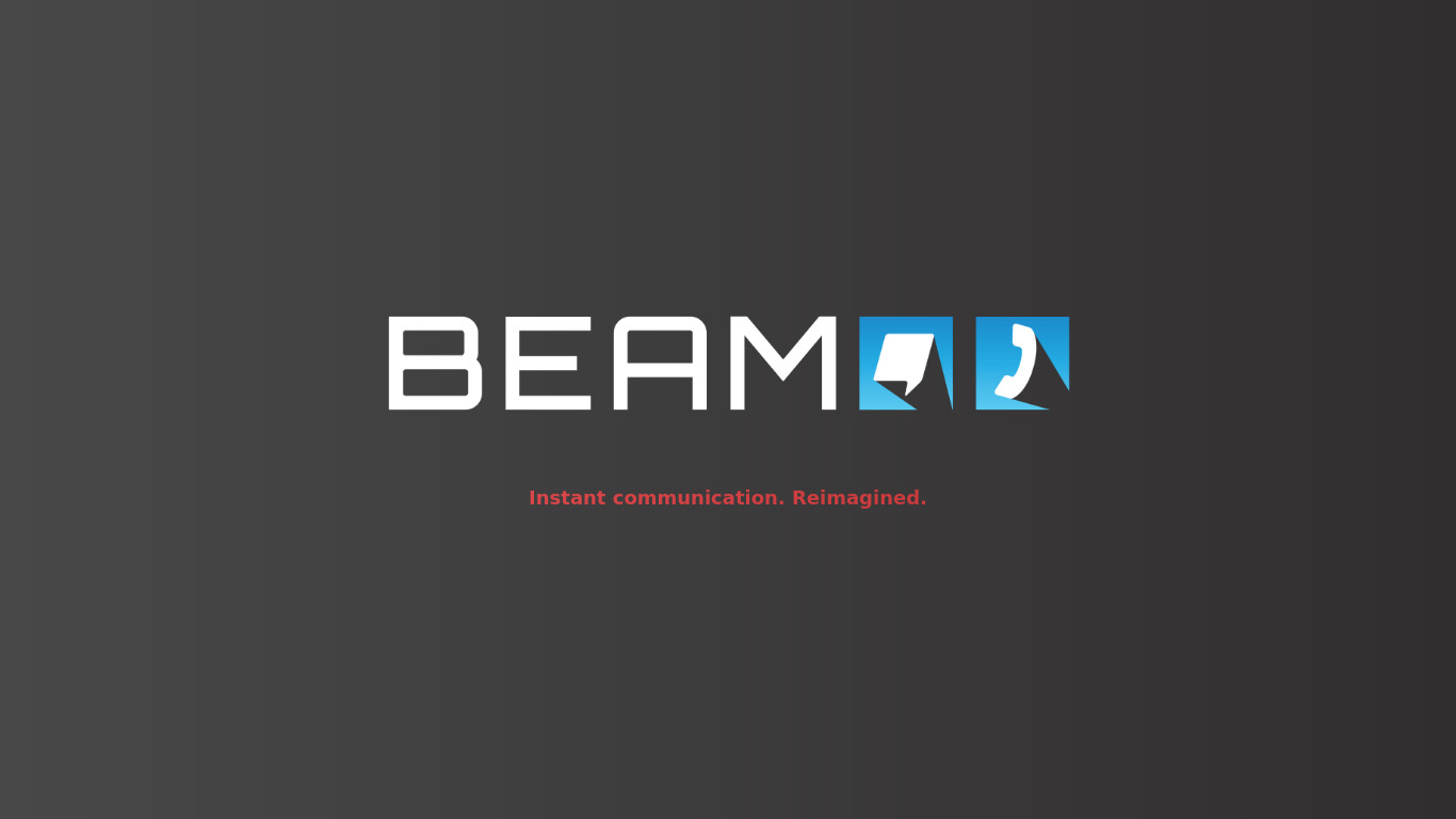 BeamCall Landing page