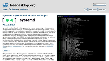 systemd image
