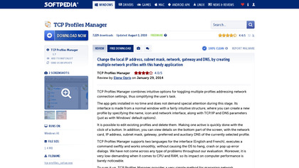 TCP Profiles Manager image