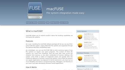 OSXFUSE image